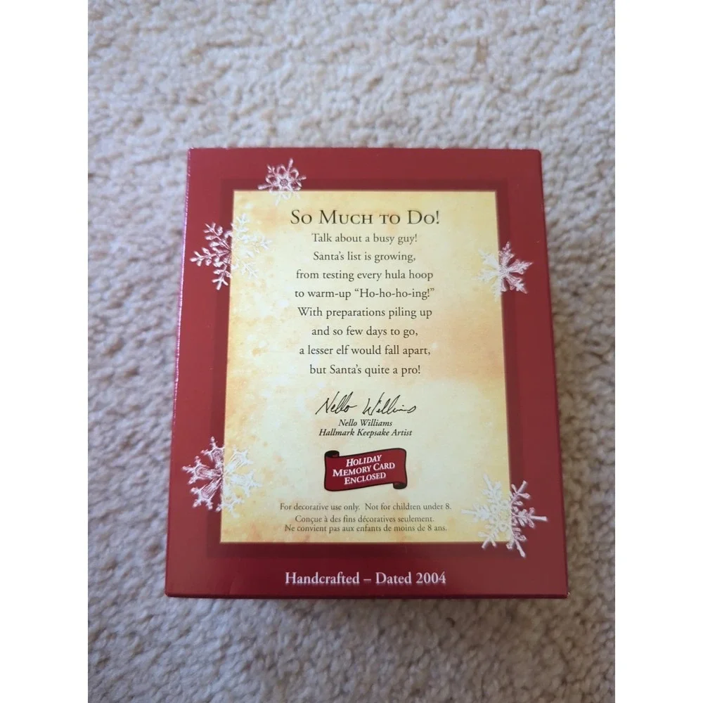 Hallmark keepsake ornament